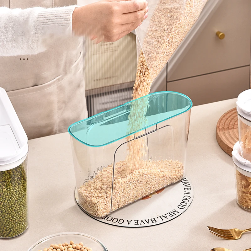 Transparent Sealed Moisture-Proof Insect Proof Storage Tank For Miscellaneous Grains Pet Grain kitchen storage box rice storage box food storage pots food storage container food storage can food storage box storage box