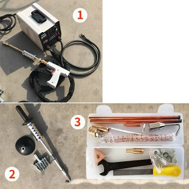 220V/380V Vehicle Panel Spot Puller Dent Puller Spot Welder Welding Guns Bonnet Roof Panel 4