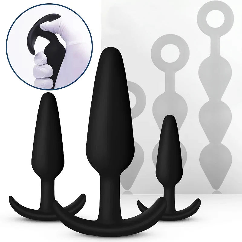Anal Plug Dilator Adults Sex Toys Anchor Shape Anal Plug Beads Butt Dilators Bdsm Slave Fetish Erotic Intimates Products