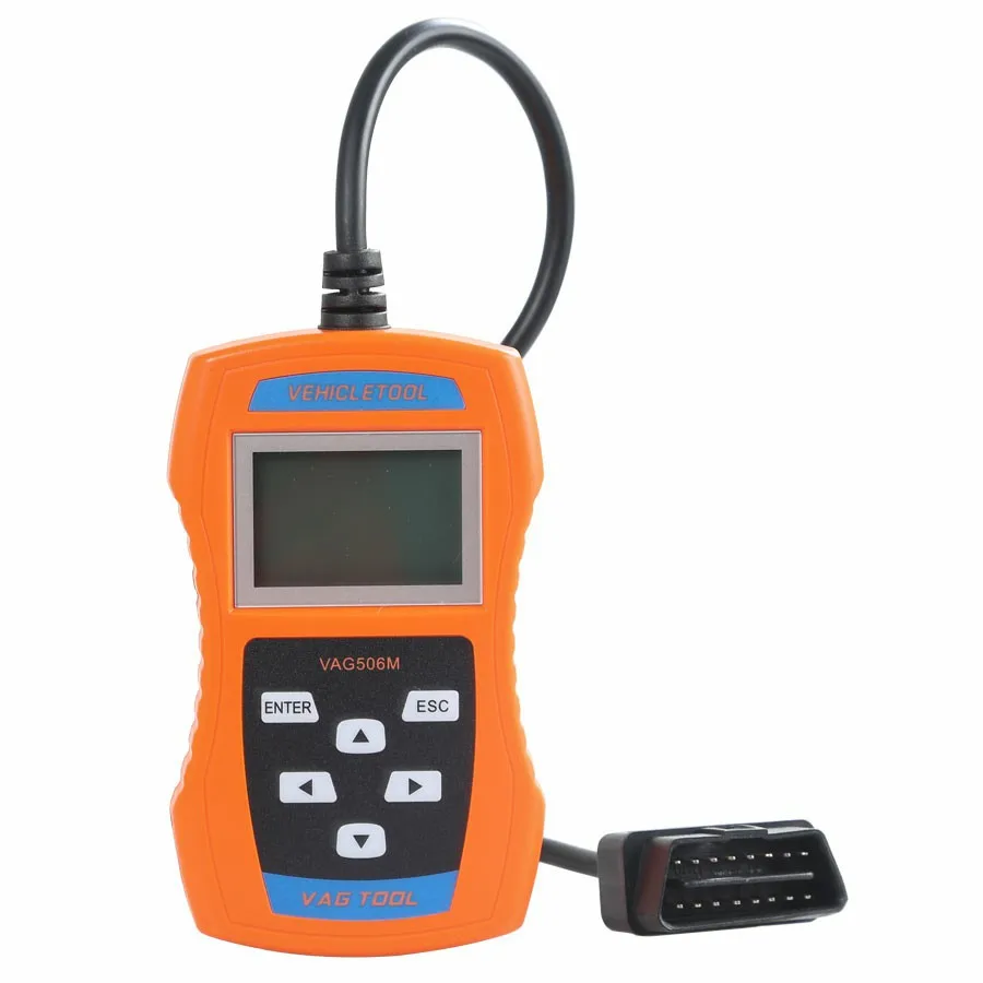 

VAG506M Car Diagnostic-Tool Trouble Codes Scanner Engine Code Reader For VW ForAudi Skoda KWP1281\ KWP 2000\ TP-CANBUS \ NEW UDS