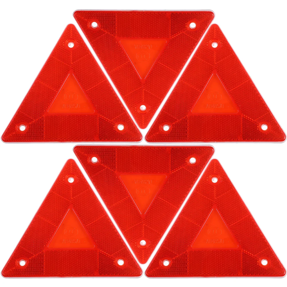 

Sign Triangle Vehicle Car Reflectors Safety Reflective Warning Signs Reflector Slow Moving Stickers Kits Road Kit Truck