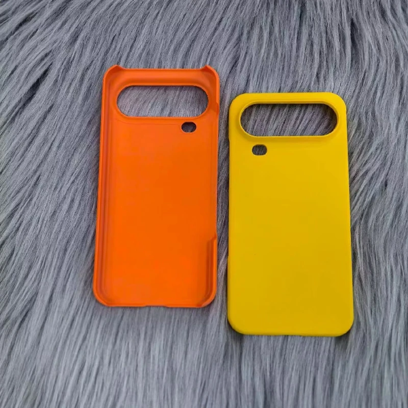 Slim Shockproof Matte Clear Phone Back Cover - Solid Color Bumper Shell