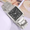 Women's Watches Fashion Square Watch Alloy Strap Luxury Ladies Quartz Wristwatches Female Clock Gift relogio feminino 2