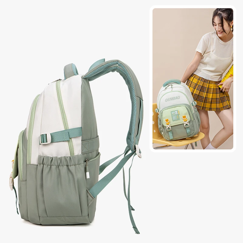 Junior High School Student Schoolbag Female 2024 New Special Large Capacity Strong and Durable Backpack Preppy Style Backpack