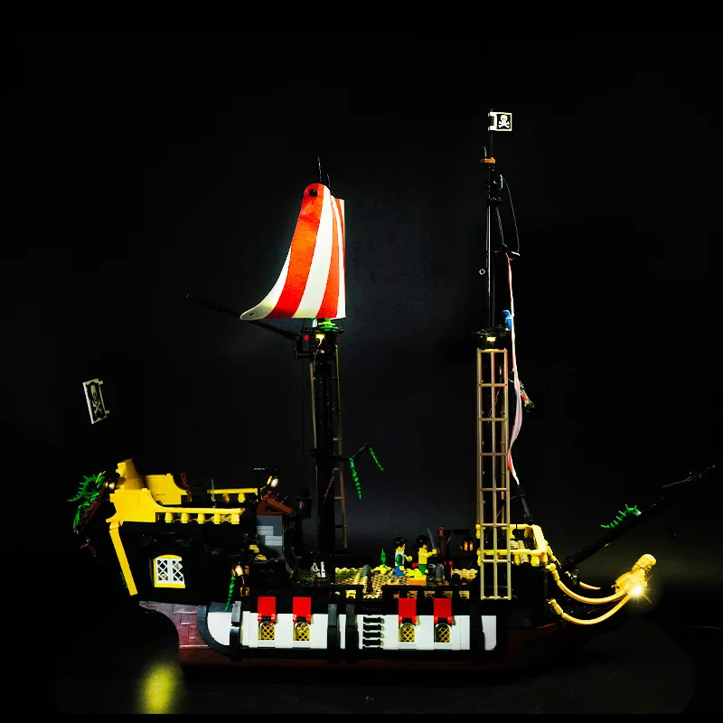 レゴ21322 バラクーダ湾の海賊船用LEDライトキット ランプアイデア DIY