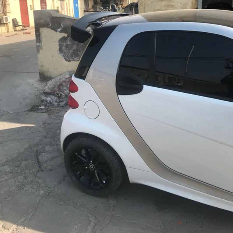 

For Smart fortwo 453 Spoiler Carlsson ABS Material Car Rear wing Primer Color Rear Spoiler For Benz Smart fortwo 451 Spoiler