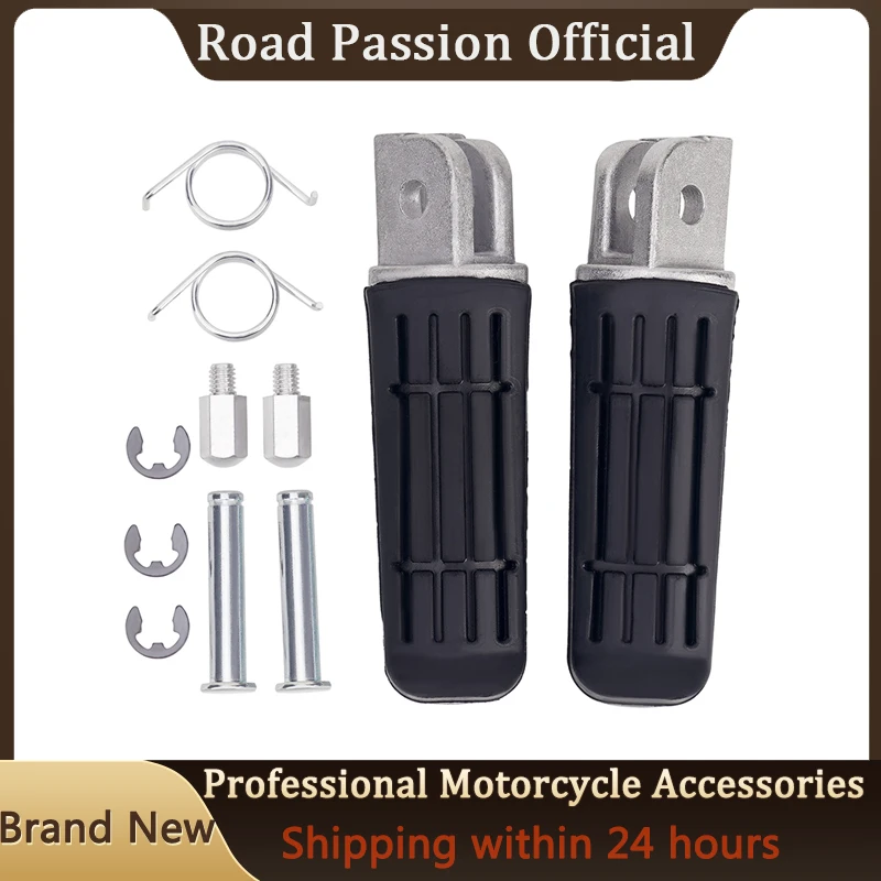 Motorcycle Footrest Foot Pegs Front Pedal Foot Rest For YAMAHA BT1100 Fazer 700 FJ1200 FJR1300 FZ1 FZ6 FZ6R FZR600 FZS600 XJ600 Motorcycle Accessories Motorcycle Foot Pedals Motorcycle Footrests