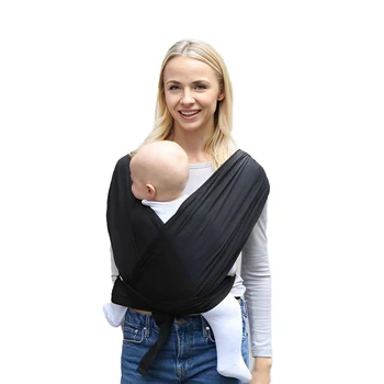 Comfortable Newborn Baby Sling, Breathable Cotton Front Carry Wrap, Ergonomic Hip Healthy Support for Infants,Hands-Free Carrier