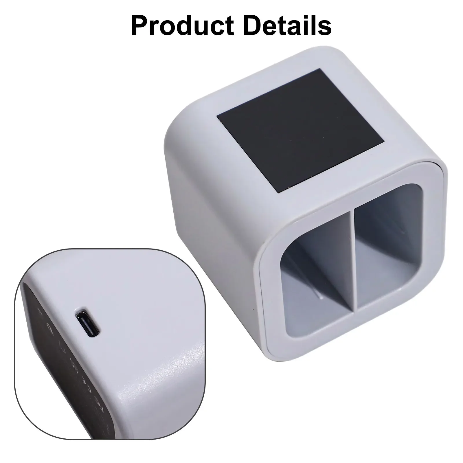 Quick-change Battery / Dual USB Charger With LED Digital Display And Smart Chip For Ring Doorbell V4 Plastic Battery Charger