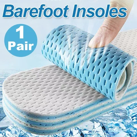 Sommer Latex Barfuß Einlegesohlen Deodorant schweiß absorbierende atmungsaktive Männer Frauen Schuh pads Latex Sport Einlegesohle ohne Socken Kissen – Detail 1