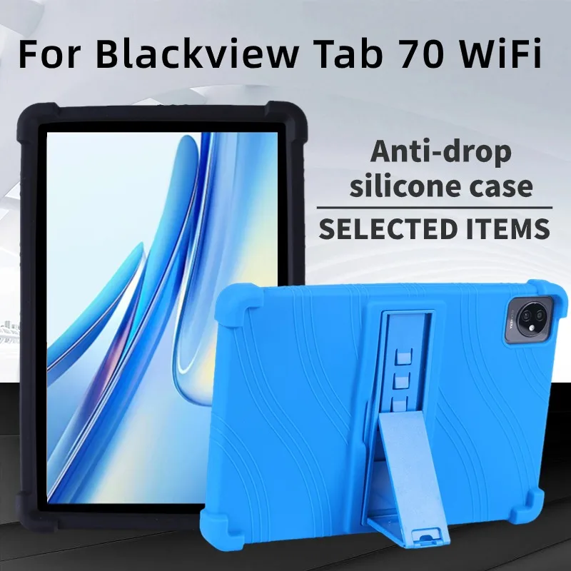 

Противоударный мягкий силиконовый чехол с подушками безопасности для планшета Blackview Tab 70 диагональю 10,1 дюйма