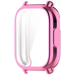 Premium Full Cover TPU Case with Smart Bumper and Screen Protector (Pink)