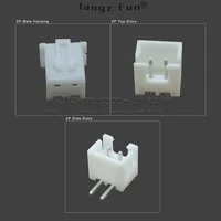 100pcs 2P JST XH 2.54 Plug 2.54mm XH2.54 2 Pin Male Female Housing Header Connectors Electric Cable Electrical Wire Connector - Image 3