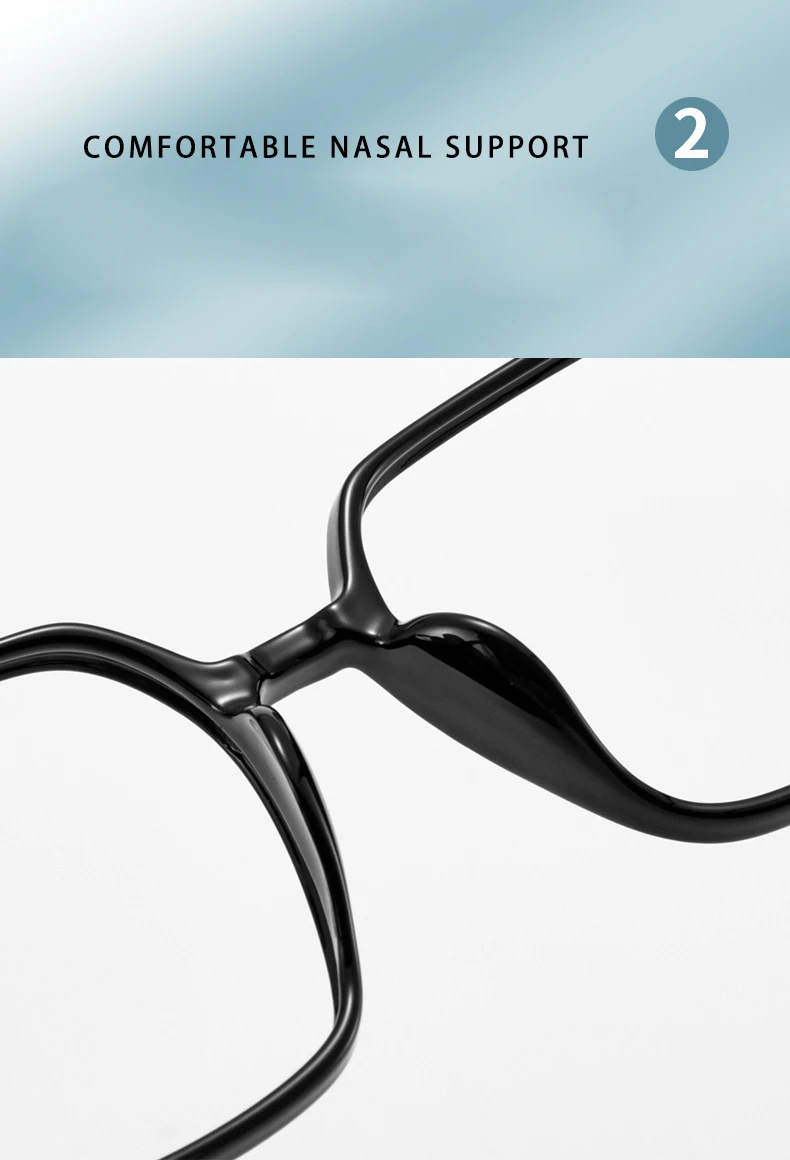 Momoja Retro Mode Geschäft ultraleichte tr90 Polygon Brille optische Brille Rahmen Mann Frau Brille a1009 – Detail 4