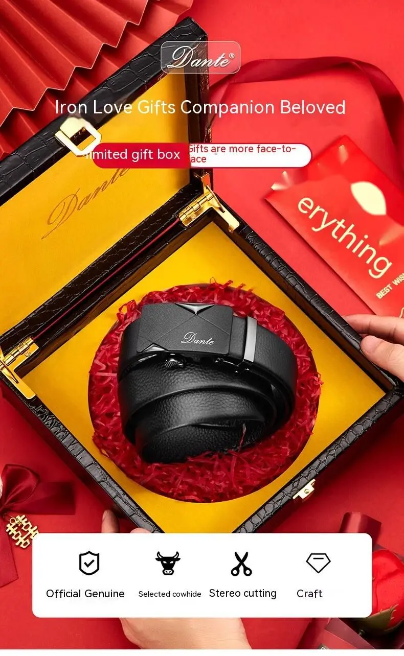 2023 neuer, heiß verkaufter Gürtel für Herren mit automatischer Schnalle, meistverkaufter Stil, genau wie hochwertiger Boxgürtel aus Leder, Gürtelgeschenk im Business-Stil_voghion.com