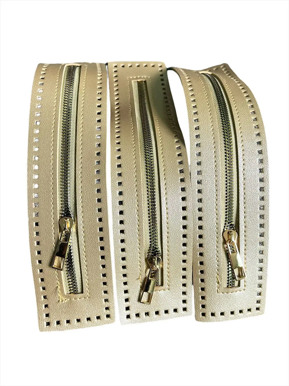 27cm Long Solid Leather Zipper for Handbag Crochet Bag Hardware Practical Sewing Accessory Purse Accessories Diy Bag