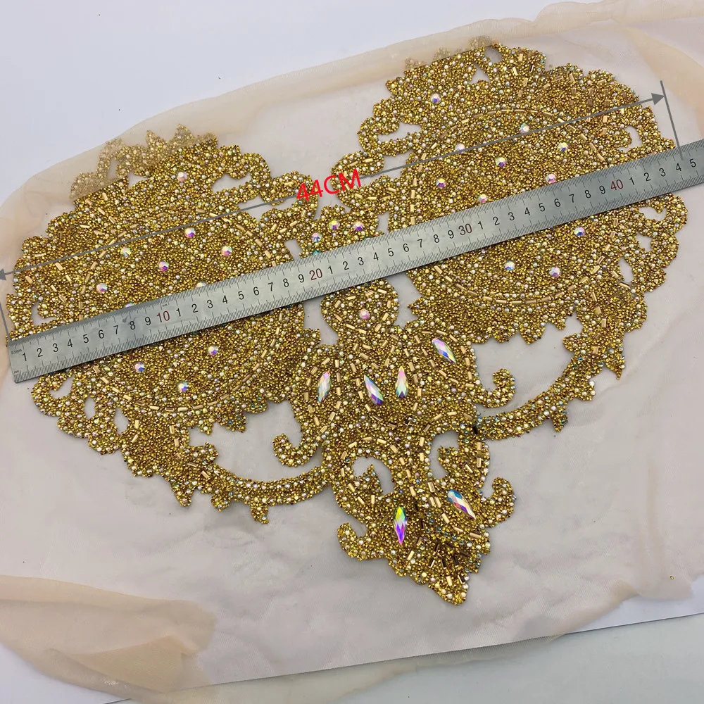 Pineapple Rhinestone Tassel Patch 6