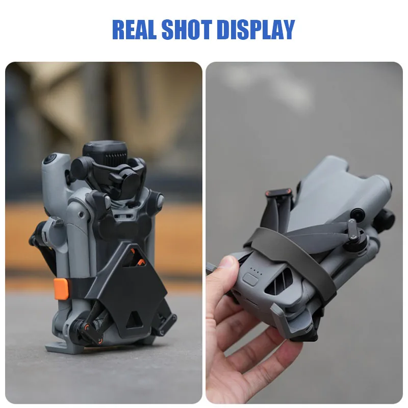 Support d'hélices pour drone Mini 5 Pro dans sa boîte, idéal pour le transport et le rangement.
