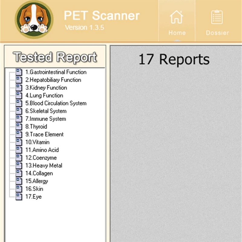 Pet Scanner Quantum Scanner For Detecting Dog And Cat Animal Quantum Resonance Magnetic Body Health Analyzer For Clinic 5