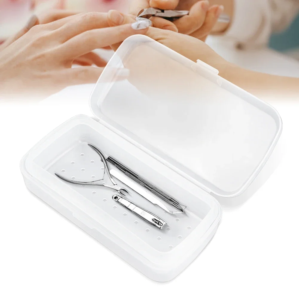 Nail Sterilizer Tray Disinfection Box Sterilizing Clean Nail Art Salon Manicure Implement Sanitize Tool Equipment Cleaner Tools for nail art tools nail tool sterilizer nail disinfection bag manicure tool disinfection box electric disinfection box nail tools cleaner