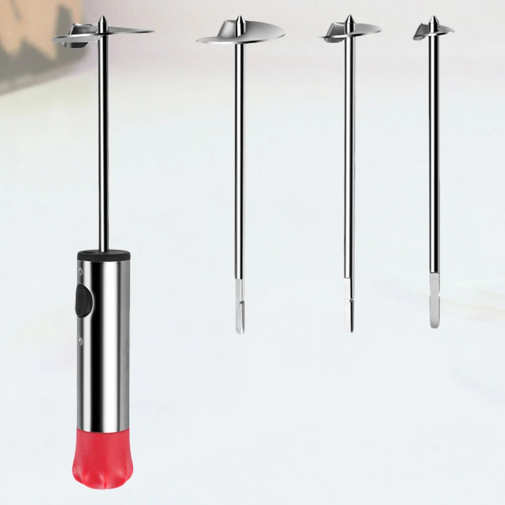 

Vegetable and Fruit Digging Rotator Potato Slicer Coring Tool Cherry Pitter Spinner Stainless Steel Core Remover Drill Child