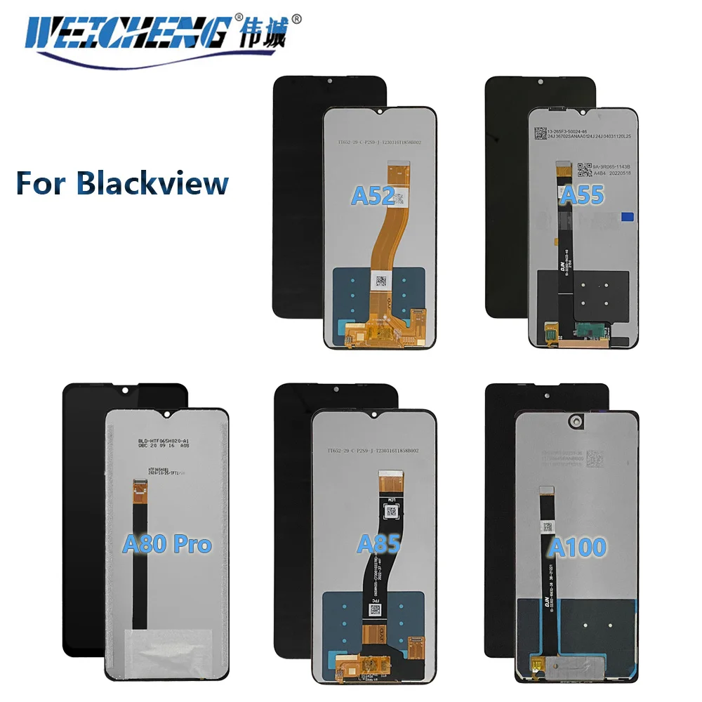 Écran LCD TFT + Tactile De Remplacement Pour Blackview A52 Pro - Kit Réparation Complet Avec Outils - Version Noir Sans Cadre
