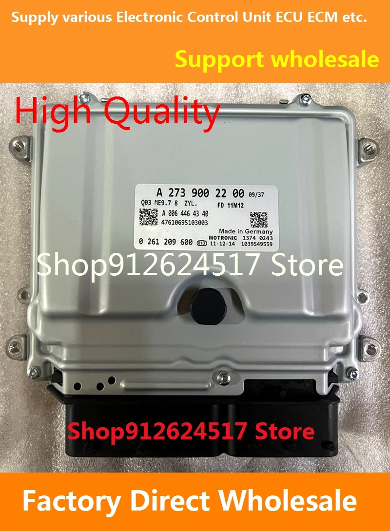 

Engine Control module ECM ECU for ECU Mercedes-Benz S500 R500 GL450 G500 A2739002200 0261209600/A2731531391 0261209380 ME9.7