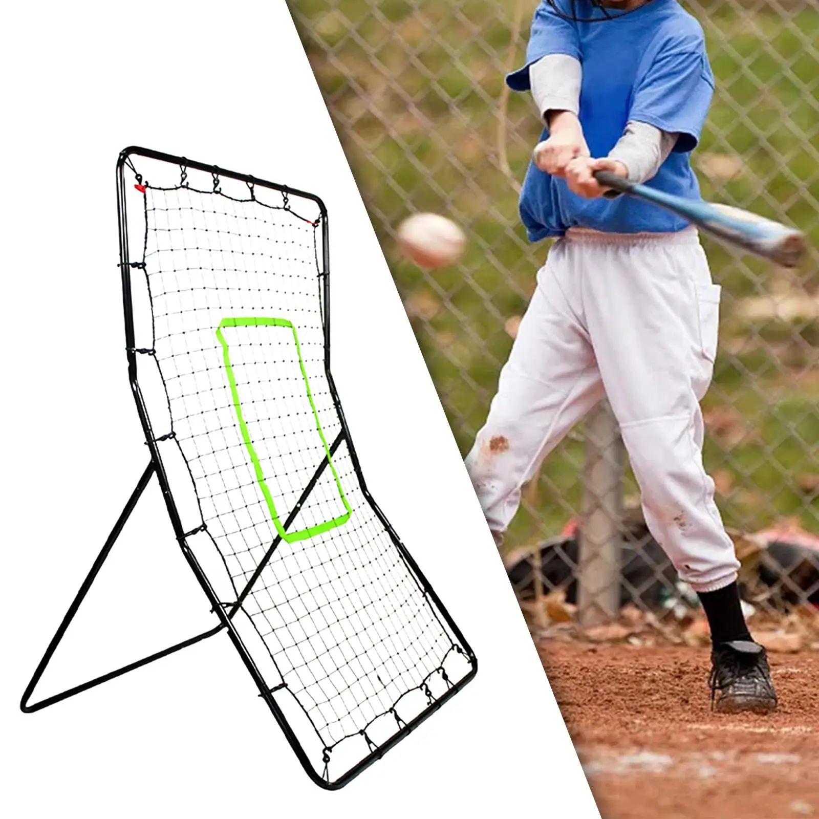 Baseball Rebound Net Baseball Training Equipment Baseball Bounce Back Net Ball Baseball Rebound Net Baseball Training Equipment Baseball Bounce Back Net Ball