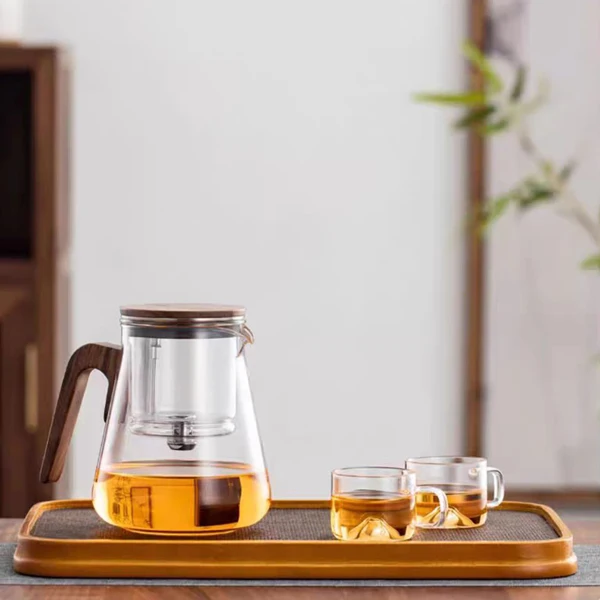 Bonston耐热玻璃泡茶壶，磁吸式开关，礼盒装，27oz-16