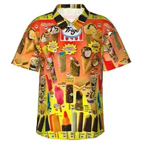 Men's Shirt Summer Casual Fashion Short Sleeved Shirt For Men Loose Breathable Hawaiian Shirt Man Casual Men's Clothing Top 1