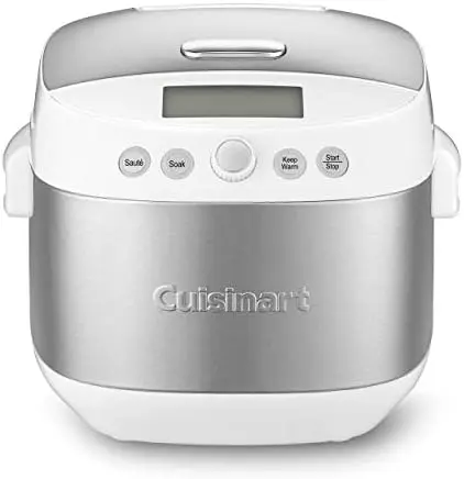 

4 Cup Rice Cooker, Stainless Steel Exterior