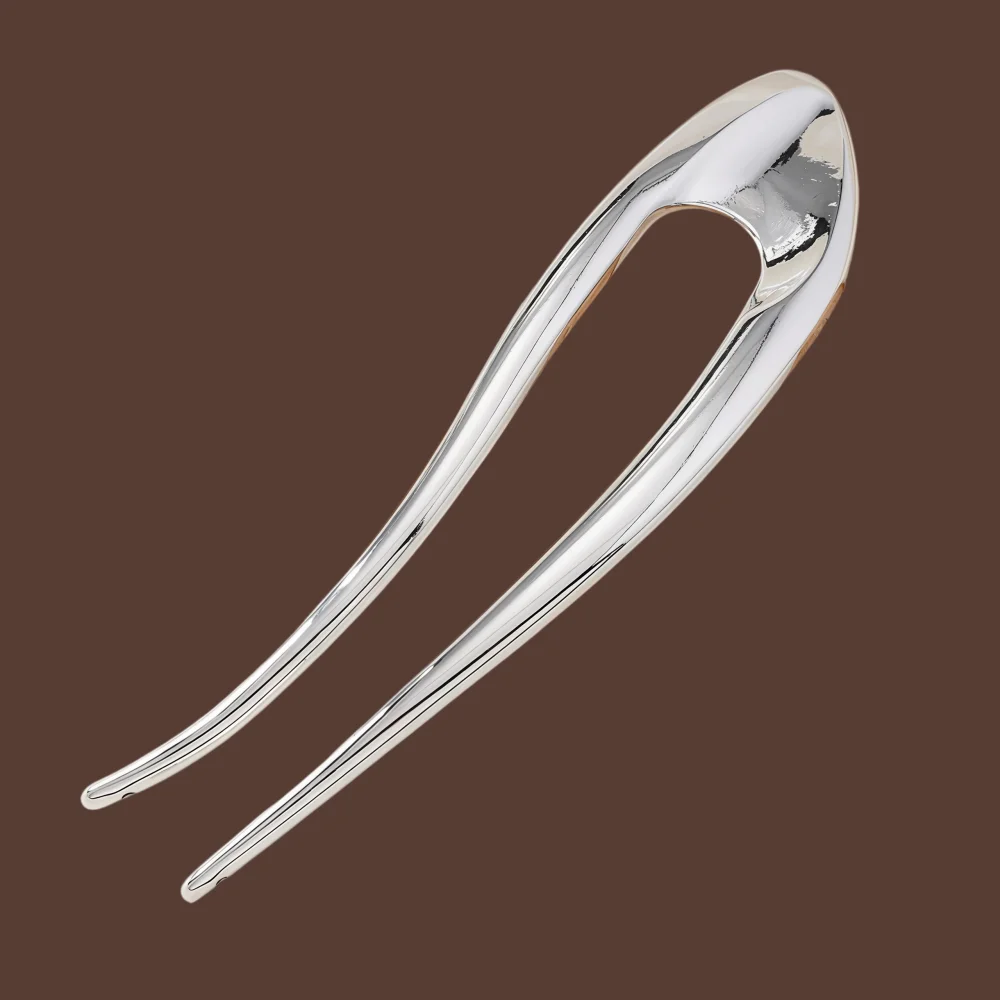 Große, dicke, einfache U-förmige Haargabeln für Frauen und Mädchen, Metall-Haarnadeln, geometrische Haarstecknadeln, modische Haar-Accessoires für Damen – Detail 9