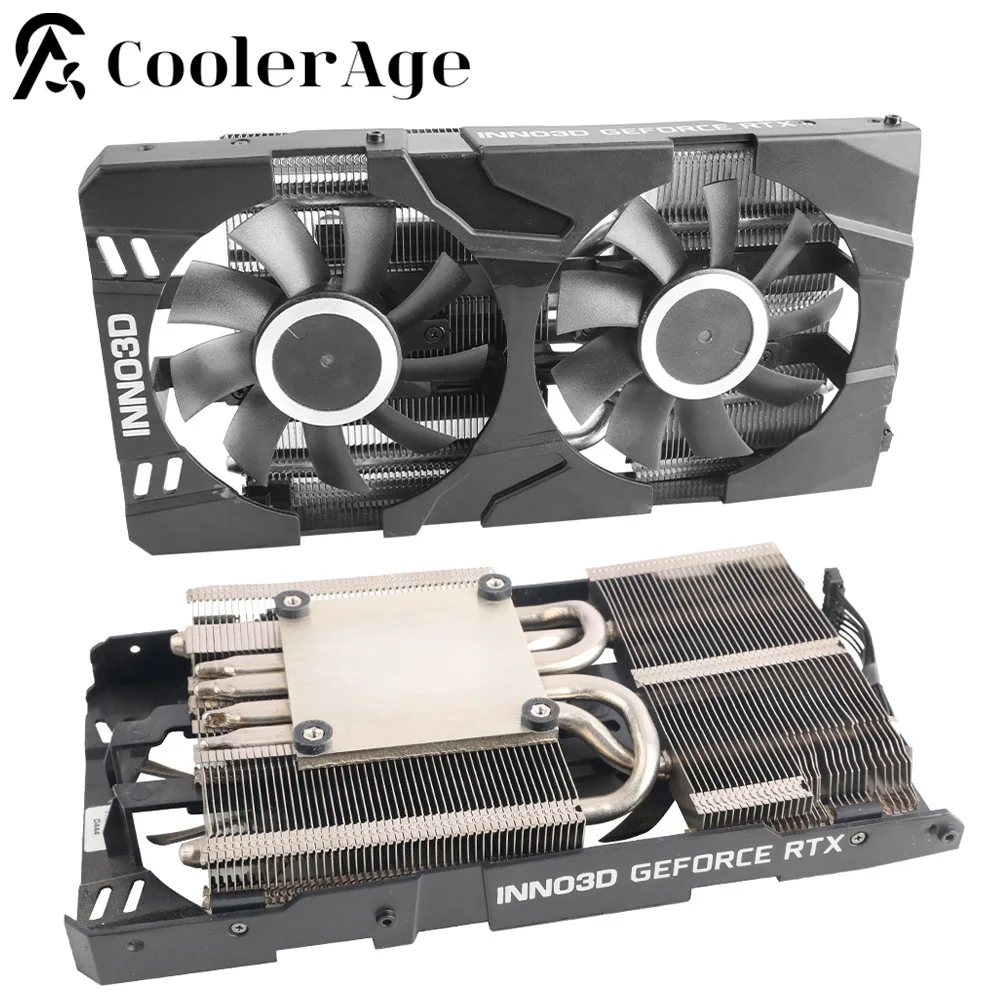 For Inno3D Geforce Rtx 2070 6Gb Twin X2 Video Card Heatsink 75Mm Cf-12815S Rtx2070 Graphics Card Replacement Heatsink