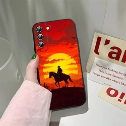 Red Dead Redemption 2 Themed Phone Case Cover - Galaxy S24 Plus (Black1)