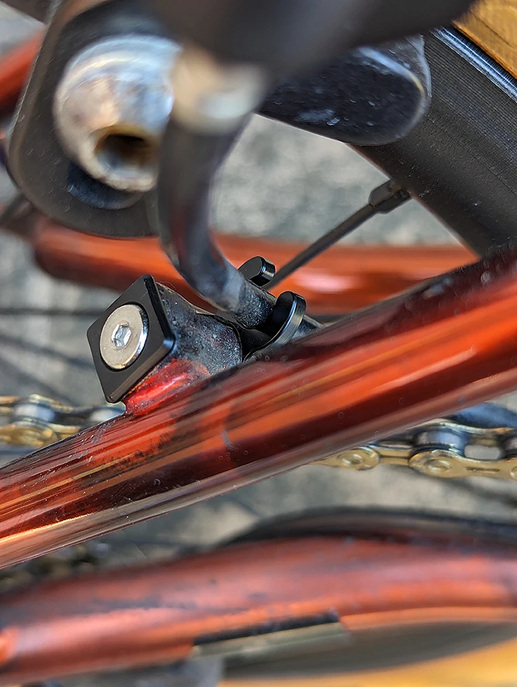 H&H For Brompton Plastics Brake Outer Pipe Fixing Seat Speed