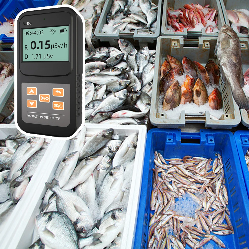 Fs-600 Geiger Counter Rilevatore Di Radiazioni Nucleari Rilevatore Di Raggi X Beta Gamma Rilevatore Di Radiazioni Geiger Acque Reflue Nucleari