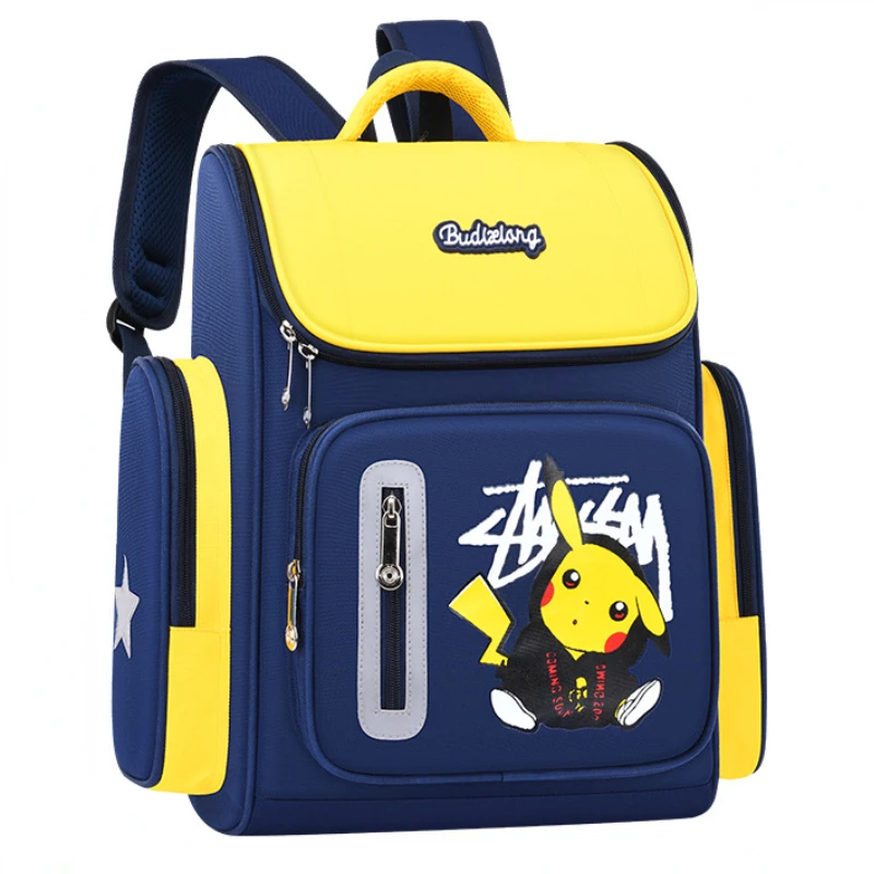 thumbnail image 1 of Mochila gráfica de Pokémon Anime Pikachu, bolso pequeño escolar con diseño de dibujos animados para niños, regalo de cumpleaños, 1 of 5