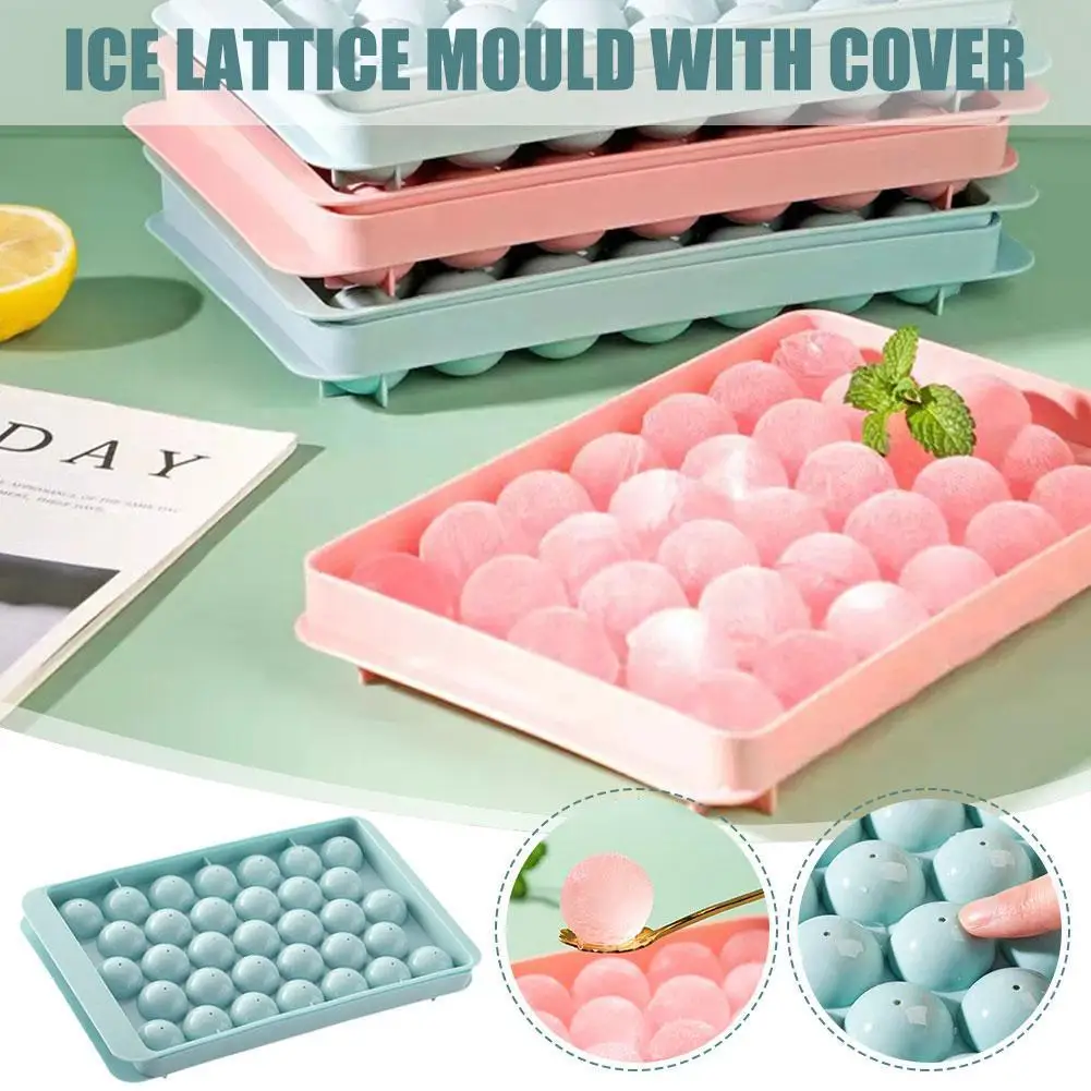 Round Silicone Ice Sphere Mold for Whiskey - Creative Kitchen Tool, 2 Colors