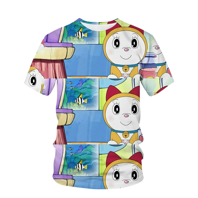 

T-shirt Cartoon Animation 3D Print Street Clothing Men's Fashion T-shirt Children's Boys Street Style T-shi