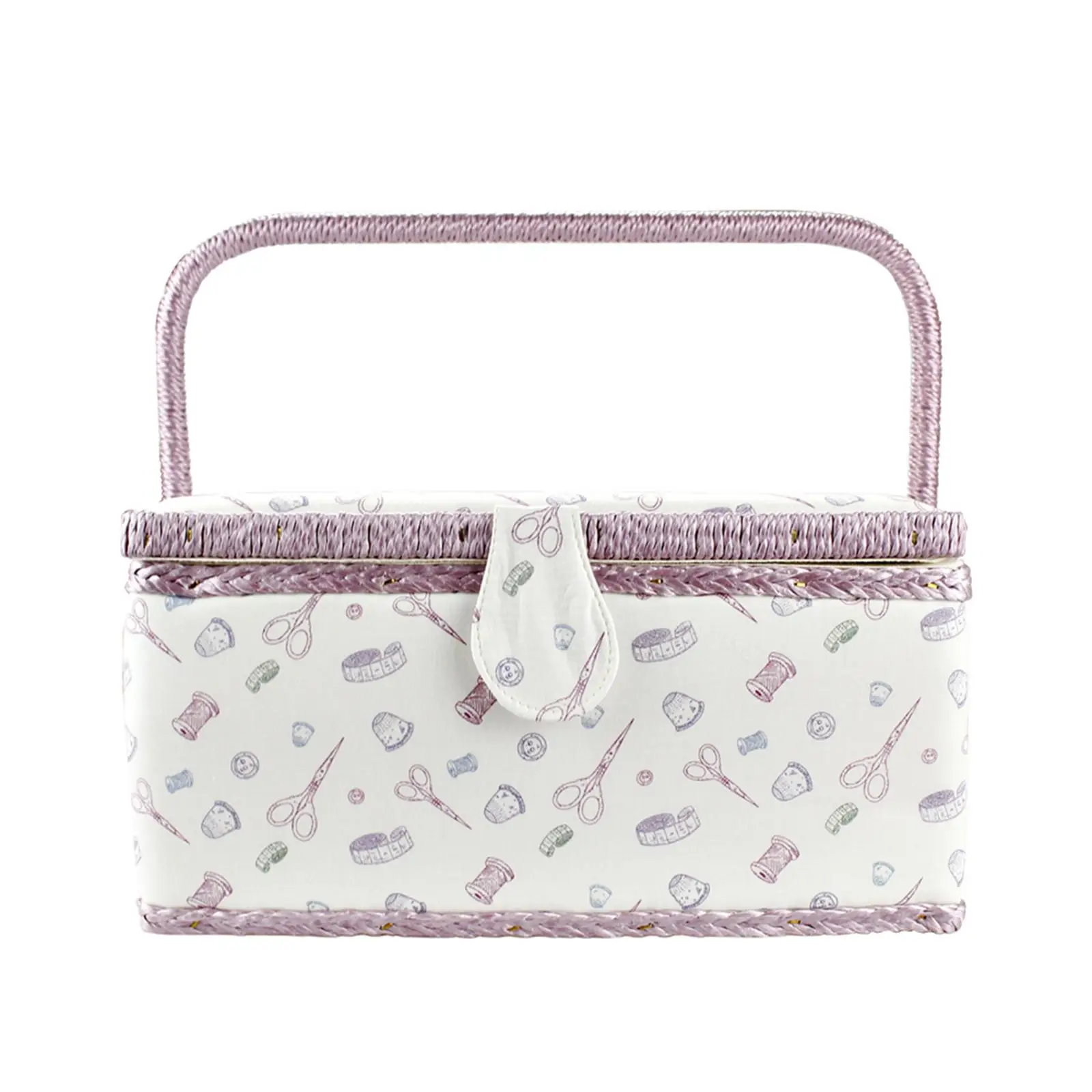 Carrying Case Large Capacity with Handle Universal Accessories Sewing Basket for Beginners
