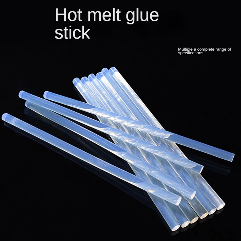 DELI 10-50pcs/lot 7mm/11mm Transparent Hot-melt Gun Glue Sticks for Heat Pistol Gun Adhesive DIY Tools Repair Alloy Accessories deli index tab 44x25mm 50pcs x2 paper stickers bookmark category classification citation pagination tags school stationery