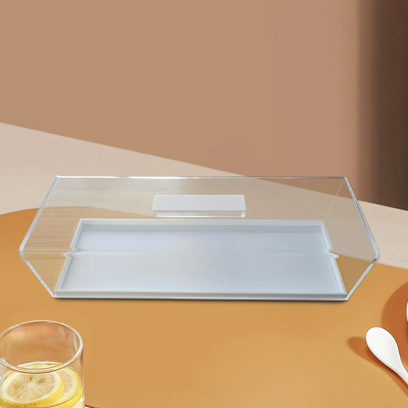 Acrylic Bread Box Display Box Rectangular Bread Storage Container Bakery Pastry