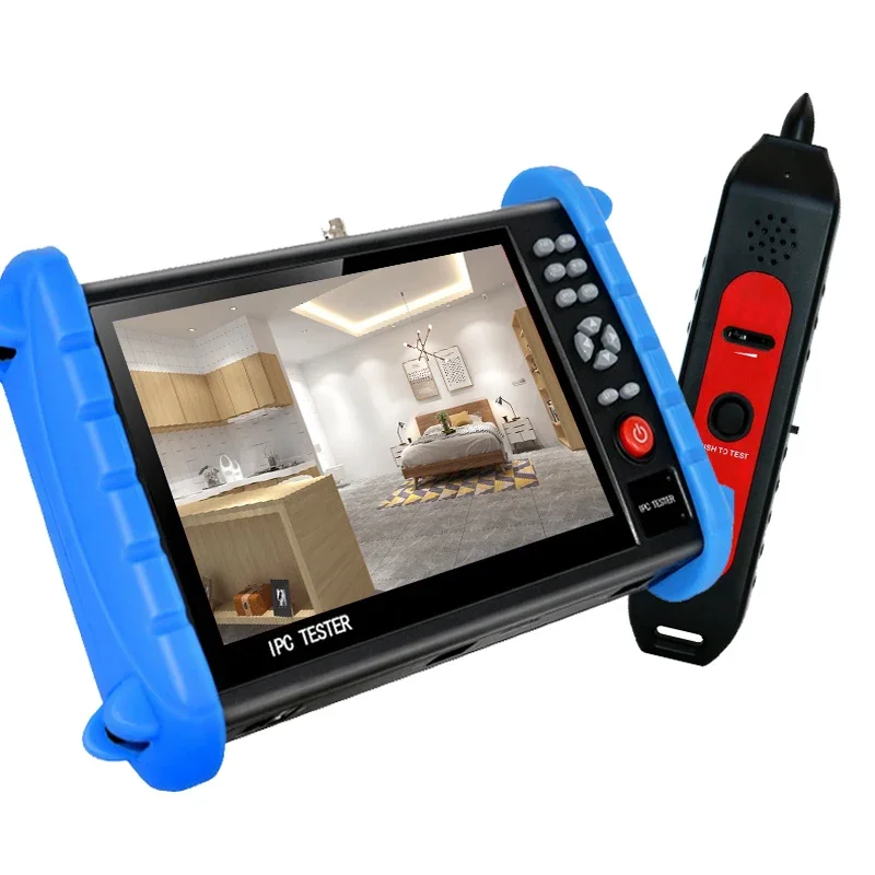 Ipcx-Act Tester Cctv Da 7 Pollici H.265 4K 8Mp Tvi /Cvi /Ahd /Cvbs /Ipc Tester Per Telecamera Cctv Tester Per Monitor Con Ingresso Hdmi