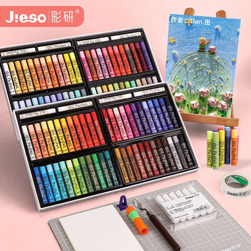 

Oil Painting Brush Color Research Small White Box Soft Heavy Color Oil Painting Stick Set Professional Crayons 48 Color Set Pain