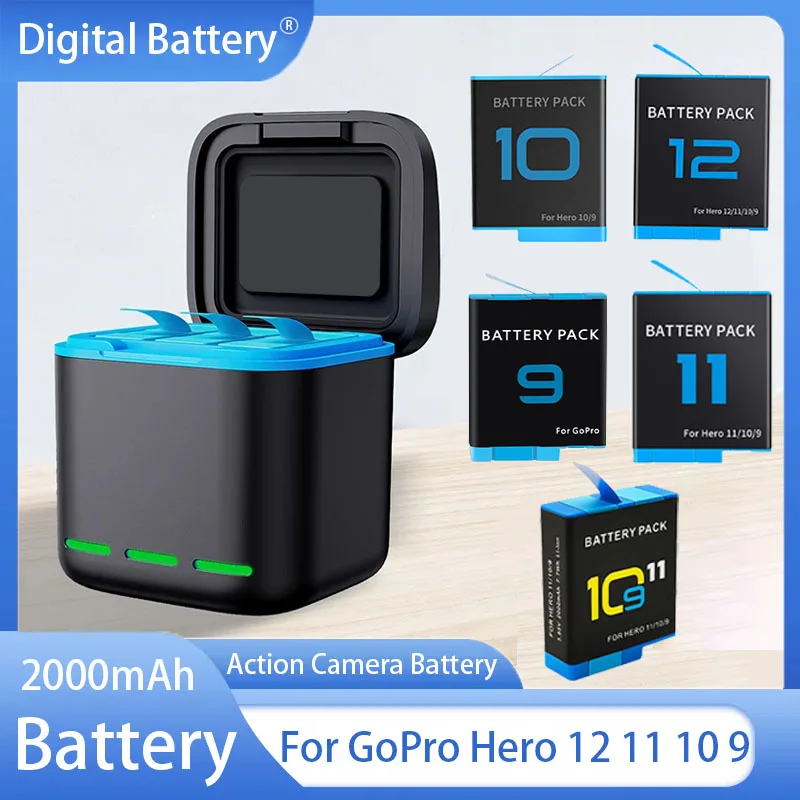Coque de Protection Silicone pour GoPro 12/11/10/9 - Étui Antichoc