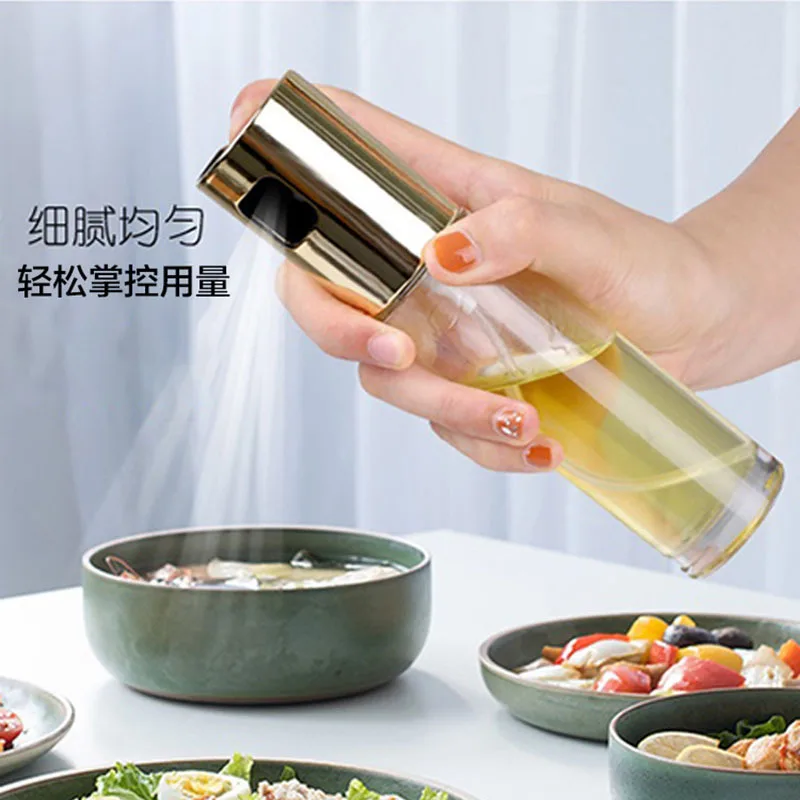 

Kitchen Stainless Steel Olive Oil Sprayer Bottle Pump Oil Pot Leak-proof Grill BBQ Sprayer Oil Dispenser BBQ Cookware Tools