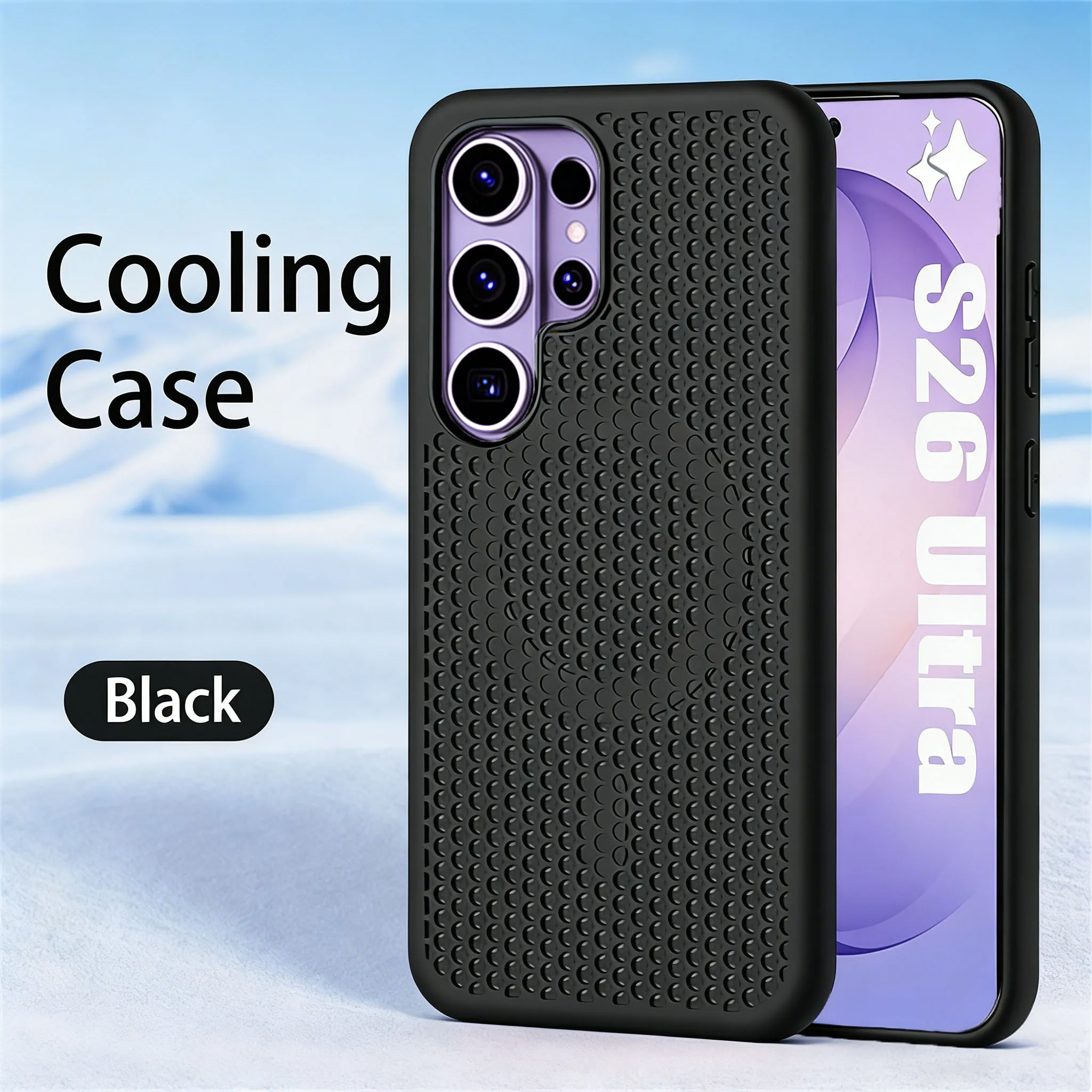 Advanced Cooling Breathable Magnetic Phone Case with Heat Dissipation Technology