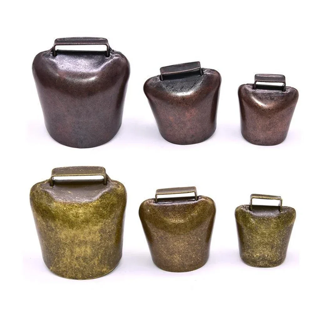Metal Grazing Bell Cow Sheep Bell Copper Bells Cattle Sheep Loud Animal Cow And Positioning Accessories