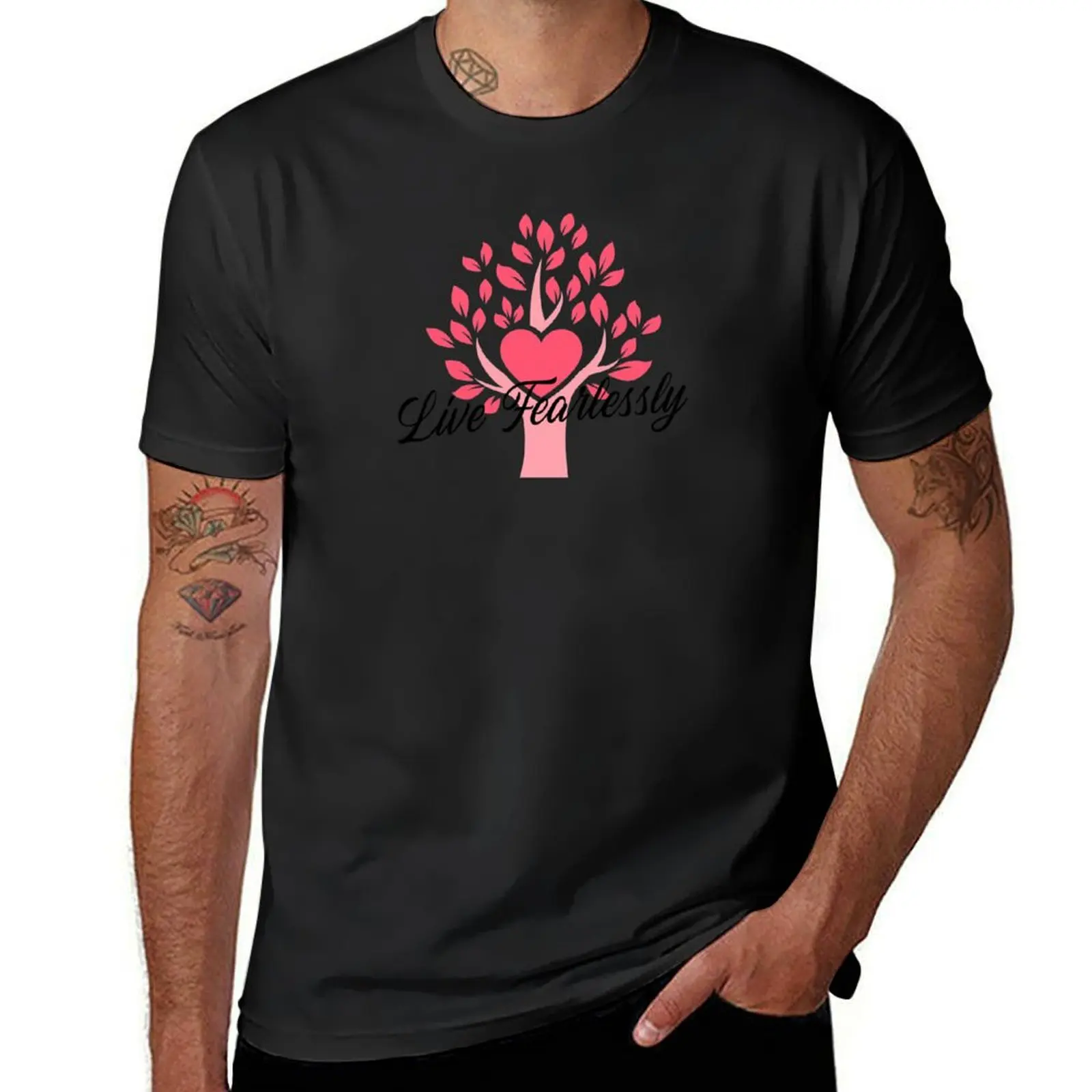 

Live Fearlessly T-Shirt shirts graphic tees boys whites anime hippie clothes men t shirt