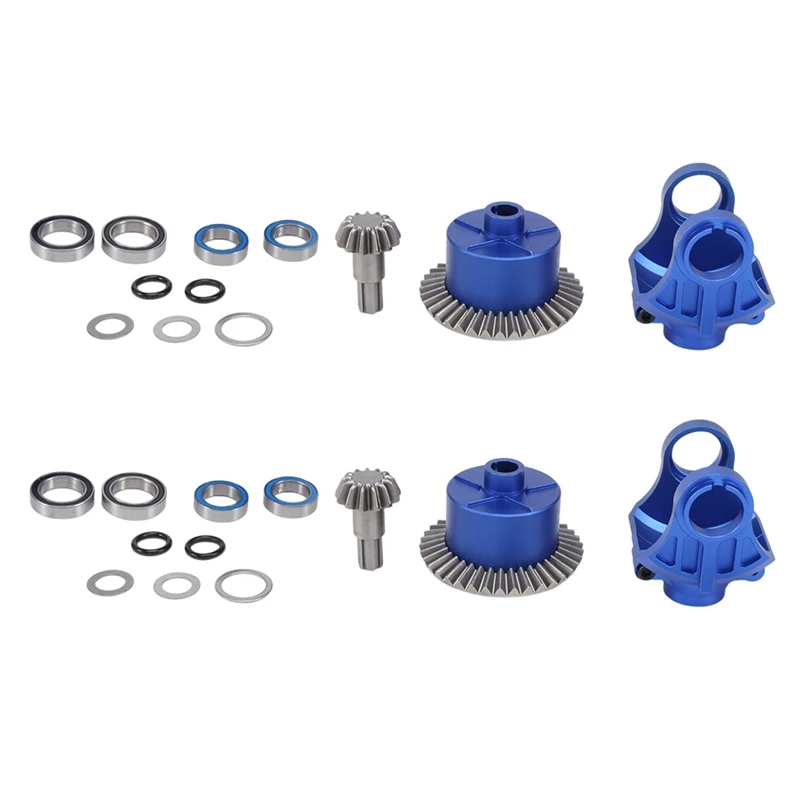 

2X Металл Diff Yoke Diff Gear 37T 13T для ARRMA 1/10 Kraton Senton Big Rock Granite Outcast 4X4,3